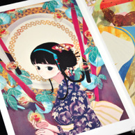 Lenso Girl Himemi Sakamoto Illustrations preview